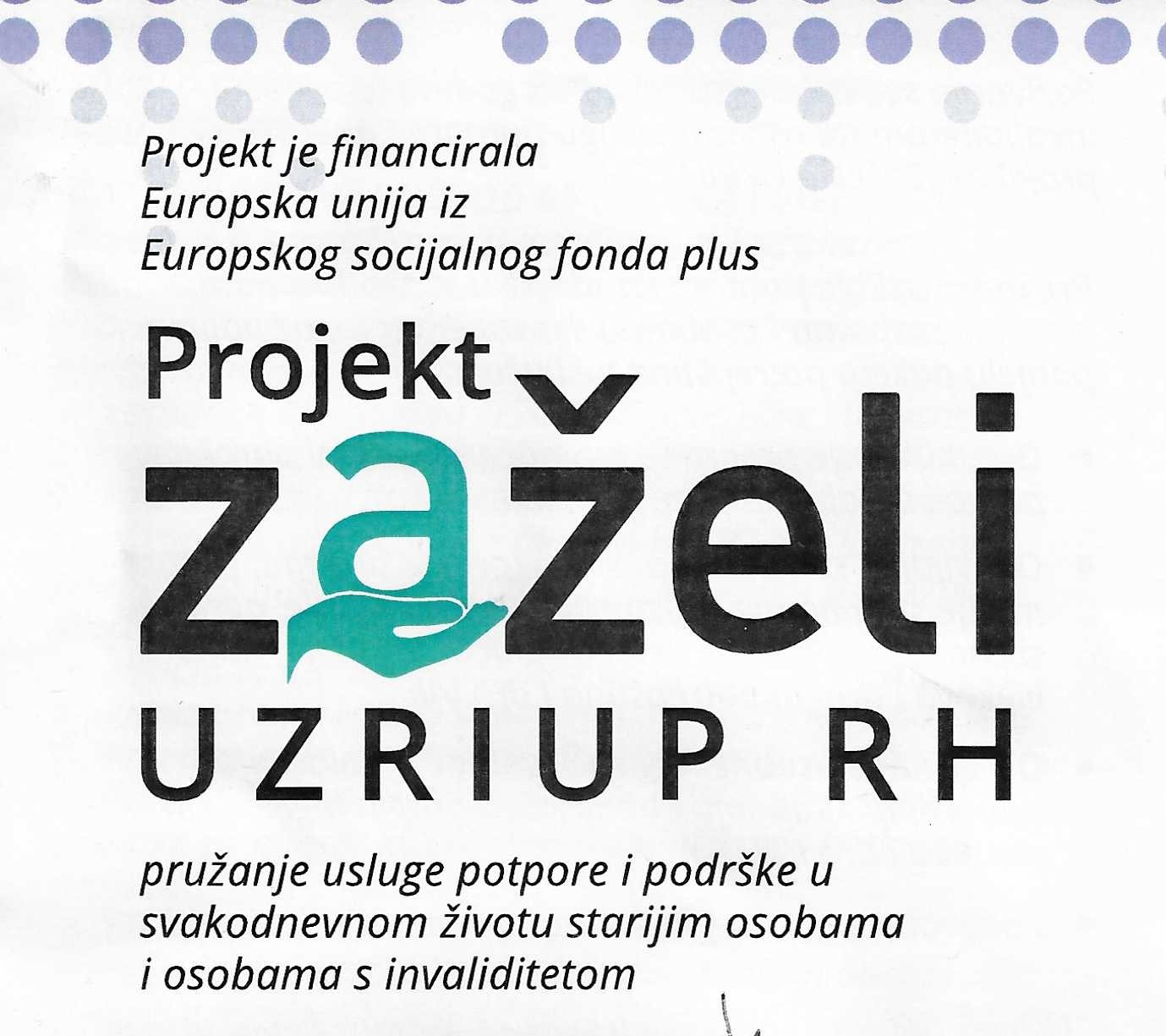 Udruga za razvoj kreativnih radionica i kvalitete življenja osoba s invaliditetom RH “dobila” projekt Zaželi na 3 godine